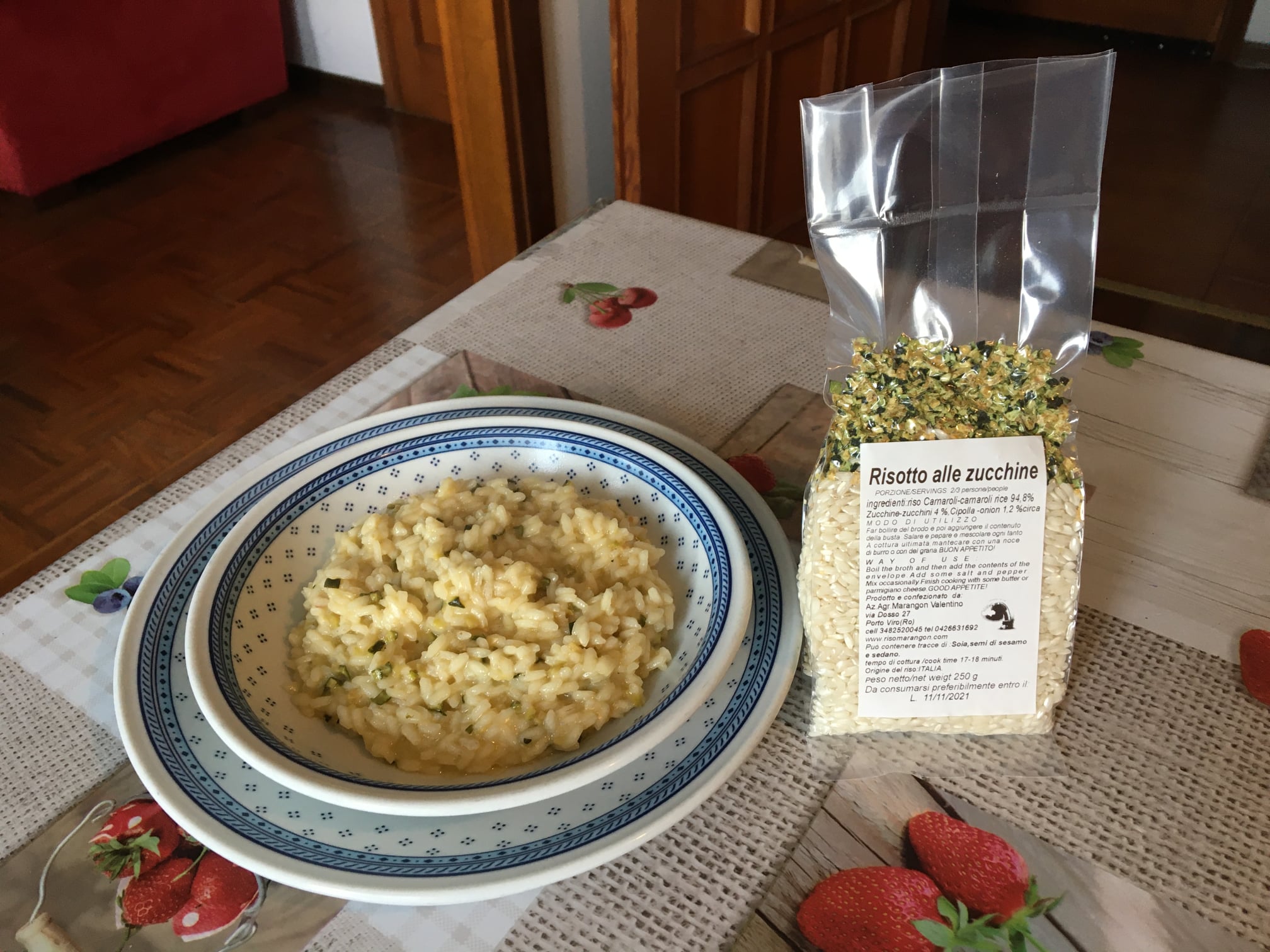 UNO DEI NOSTRI RISOTTI  CON VERDURE  ESSICATE